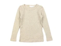 Name It oxford tan glitter top